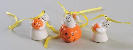 Baskets (3pc) Ghost Basket Charm Tie-On Set