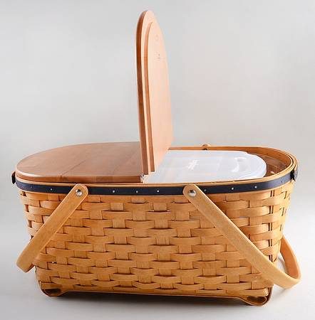 Baskets Blue Ribbon Crafting & Lid w/Liner,Protector&Case