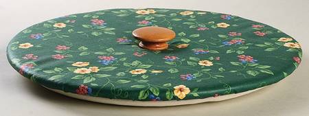 Baskets Fabric Covered Lid for Large Fruit/Apple/Sewing