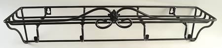 Baskets Narrow Metal Wall Rack