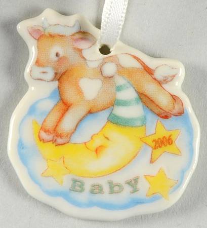Baskets 2006 New Baby Basket Charm Tie-On