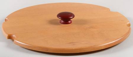Baskets Red Knob Lid for Popcorn Basket by Longaberger