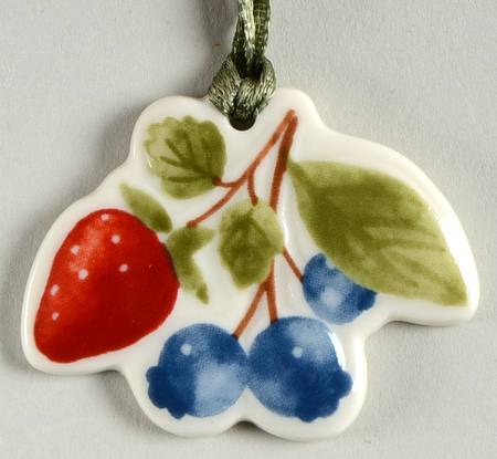 Baskets Berry Basket Charm Tie-On