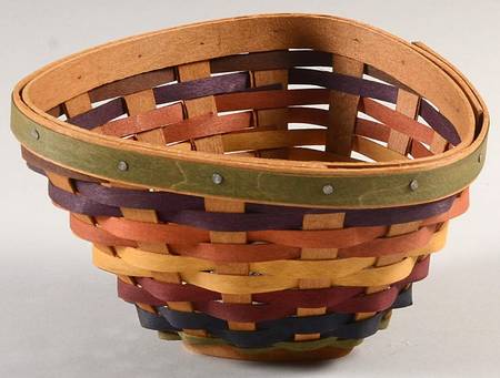 Baskets Multicolor Small Triangle Bowl Basket