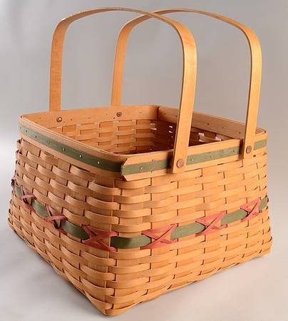 Baskets Green Twelve Days of Christmas Basket