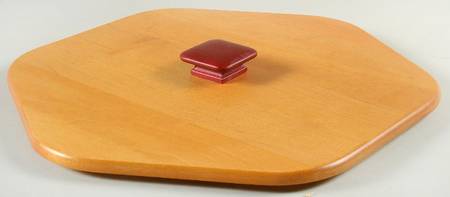 Baskets Red Knob Lid for Snowflake Basket
