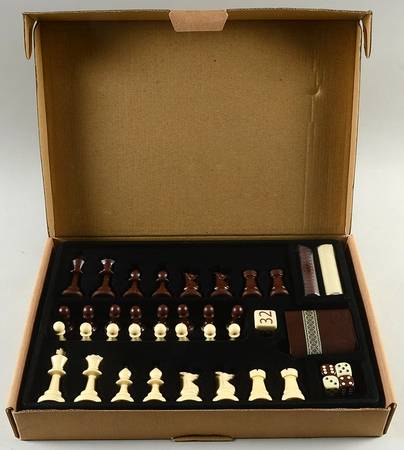 Baskets Boxed Game Pieces for All in One Game Basket
