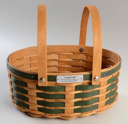 Baskets Green Sweets & Treats Basket