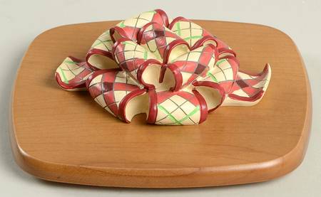 Baskets Lid for Small Plaid Tidings Basket