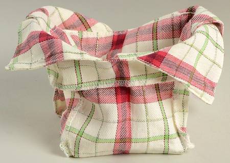 Baskets Liner for Small Plaid Tidings Basket