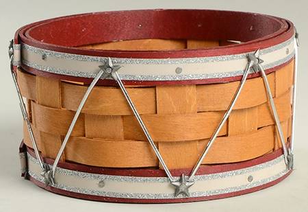 Baskets Red Little Drum Basket