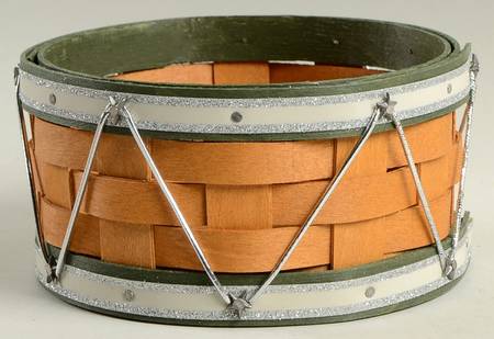 Baskets Green Little Drum Basket