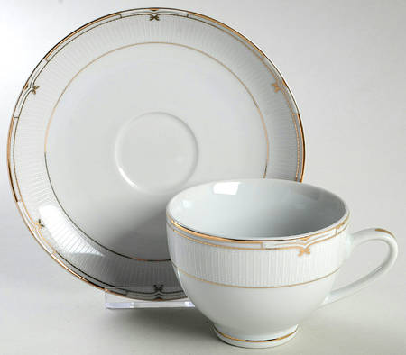 Rita Footed Cup & Saucer Set