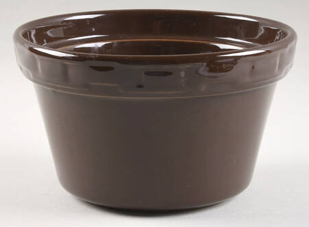 Woven Traditions Chocolate 1 Qt Round Casserole No Lid