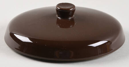 Woven Traditions Chocolate Lid for 1 Qt Round Casserole