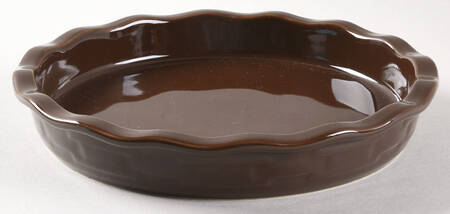 Woven Traditions Chocolate 9" Pie Baking Plate
