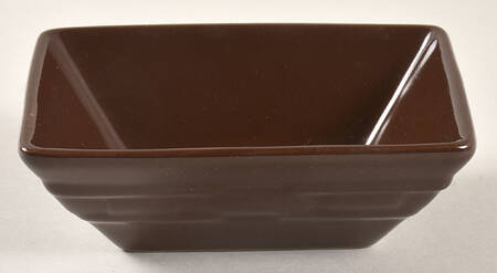 Woven Traditions Chocolate 5" Square Tasting Bowl