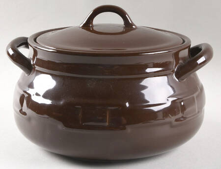 Woven Traditions Chocolate Tureen &  Lid