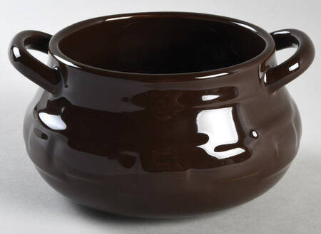 Woven Traditions Chocolate Open Individual Tureen