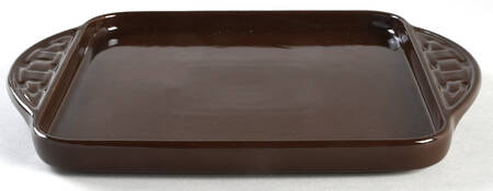 Woven Traditions Chocolate 10" Square Tray/Baker Lid (for SQ10LT)