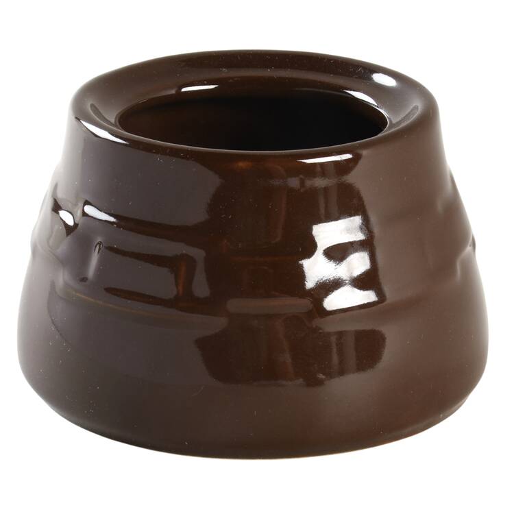 Woven Traditions Chocolate Sugar Bowl No Lid