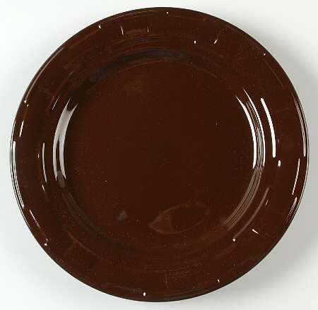 Woven Traditions Chocolate Luncheon Plate