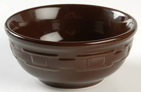 Woven Traditions Chocolate 5" All Purpose Bowl