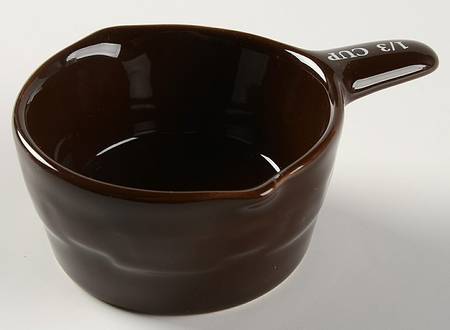 Woven Traditions Chocolate 1/3 Cup Measuring Cup