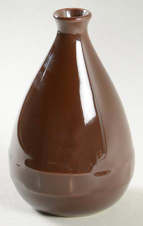 Woven Traditions Chocolate 5" Bud Vase