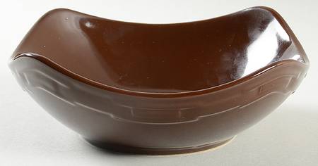 Woven Traditions Chocolate Medium Ripple Bowl