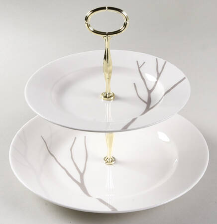 Park City 6 5/8"-10"  2 Tiered Serving Tray (Dp, Sp) HC