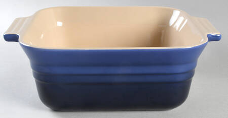 Indigo (Cobalt) 3 Quart Square Casserole No Ceramic Lid