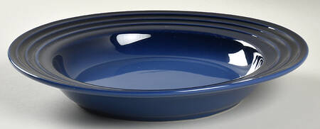 Indigo (Cobalt) Large Rim Soup Bowl