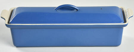 Indigo (Cobalt) Cast Iron Pate Terrine & Lid