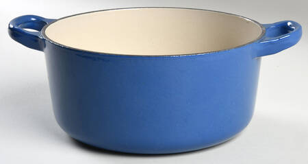 Indigo (Cobalt) 2 Qt Cast Iron Dutch Oven No Lid