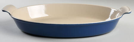 Indigo (Cobalt) 14" Cast Iron Augratin