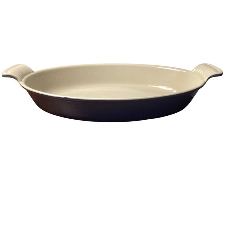 Indigo (Cobalt) 13" Cast Iron Augratin