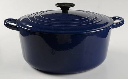 Indigo (Cobalt) 5.5 Qt Cast Iron Dutch Oven & Lid