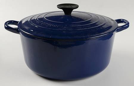 Indigo (Cobalt) 4.5 Qt Cast Iron Dutch Oven & Lid