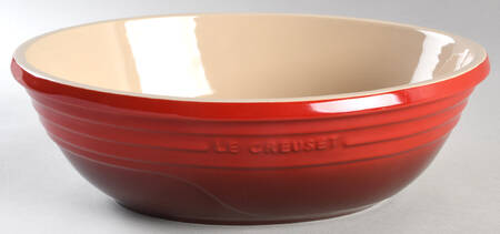 Cerise (Cherry) 12" Large Oval Salad Serving Bowl