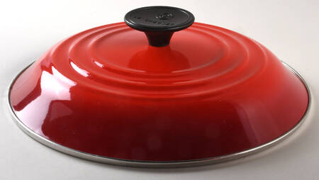 Cerise (Cherry) Lid for 10 Qt Metal Stockpot