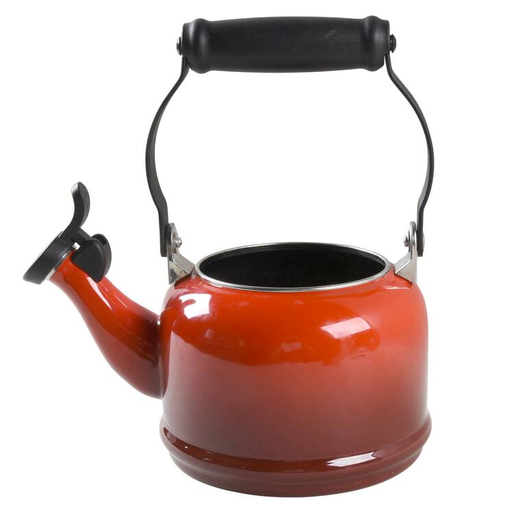 Cerise (Cherry) Small Metal Kettle No Lid