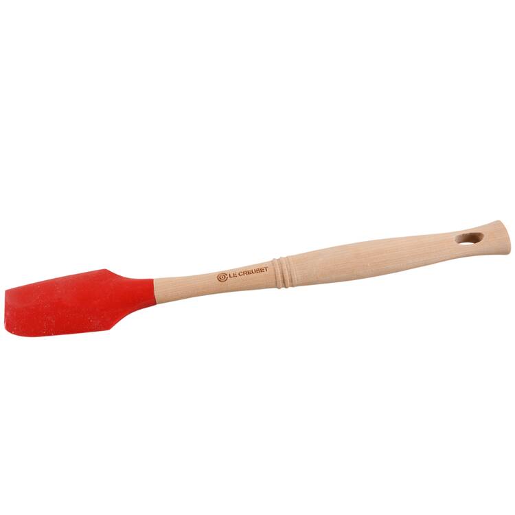 Cerise (Cherry) Silicone & Wood Spatula