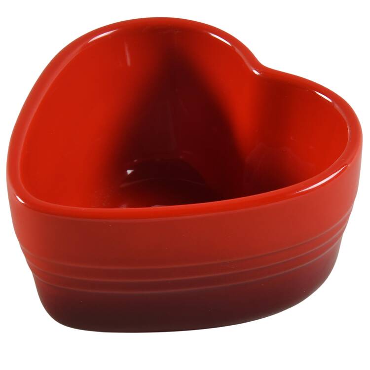 Cerise (Cherry) Heart Shape Ramekin