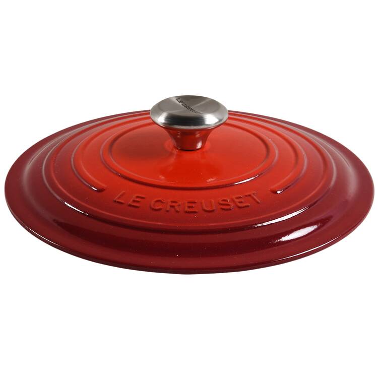 Cerise (Cherry) Lid for 5.5 Qt Cast Iron Dutch Oven