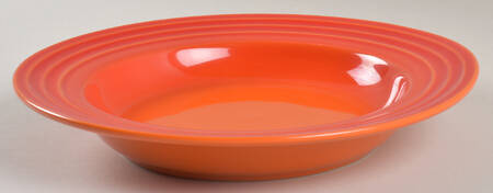 Flame (Volcanic Orange) Large Rim Soup Bowl