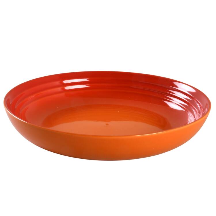 Flame (Volcanic Orange) 8" Individual Pasta Bowl
