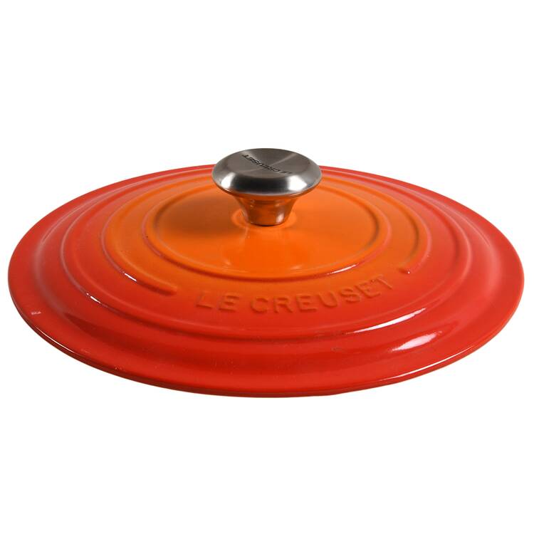 Flame (Volcanic Orange) Lid for 5.5 Qt Cast Iron Dutch Oven