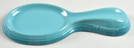 Caribbean Teal Spoon Rest/Holder (Holds 1 Spoon)