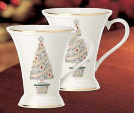 Jeweled Christmas Mug